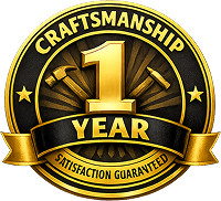1 year craftsmanship warranty